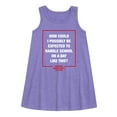 thumbnail image 1 of Ferris Bueller's Day Off - How Could I Possibly - Toddler and Youth Girls A-line Dress, 1 of 4