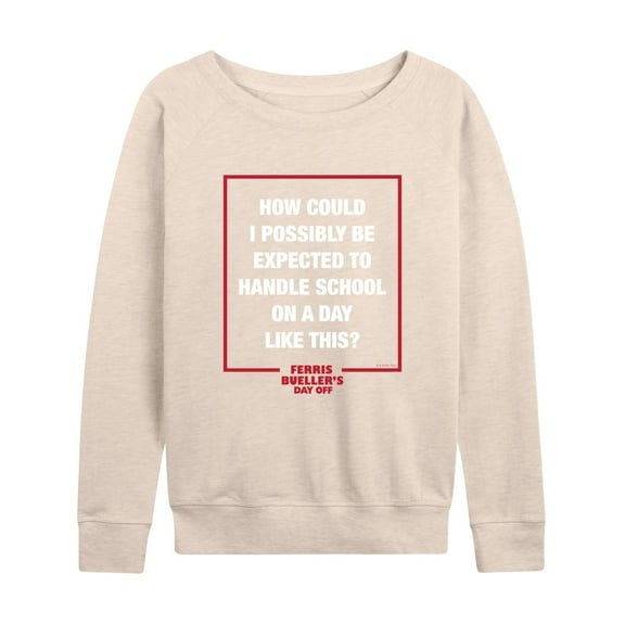 Ferris Bueller's Day Off - How Could I Possibly - Women's Short Sleeve Graphic T-Shirt