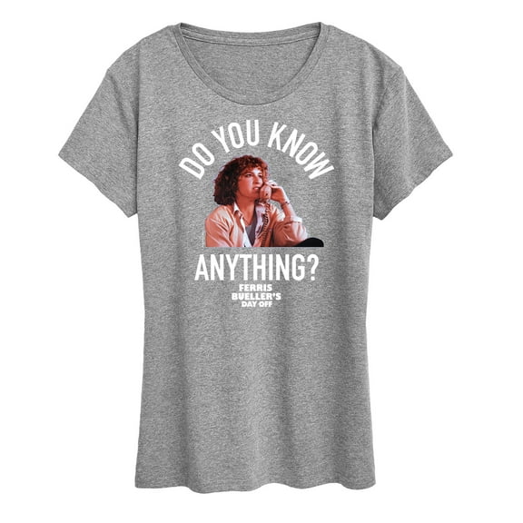 Ferris Bueller's Day Off - Movie Quotes - Women's Short Sleeve Graphic T-Shirt
