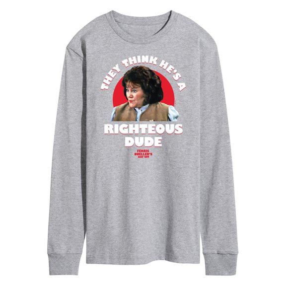 Ferris Bueller's Day Off - Righteous Dude - Men's Long Sleeve T-Shirt