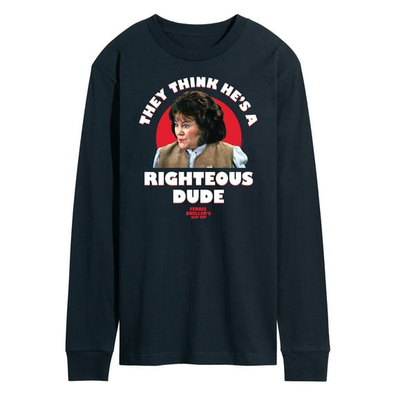 Ferris Bueller's Day Off - Righteous Dude - Men's Long Sleeve T-Shirt