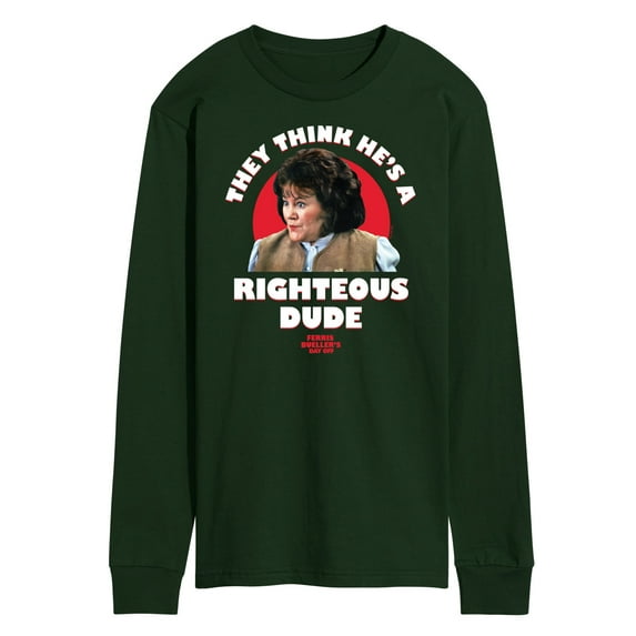 Ferris Bueller's Day Off - Righteous Dude - Men's Long Sleeve T-Shirt