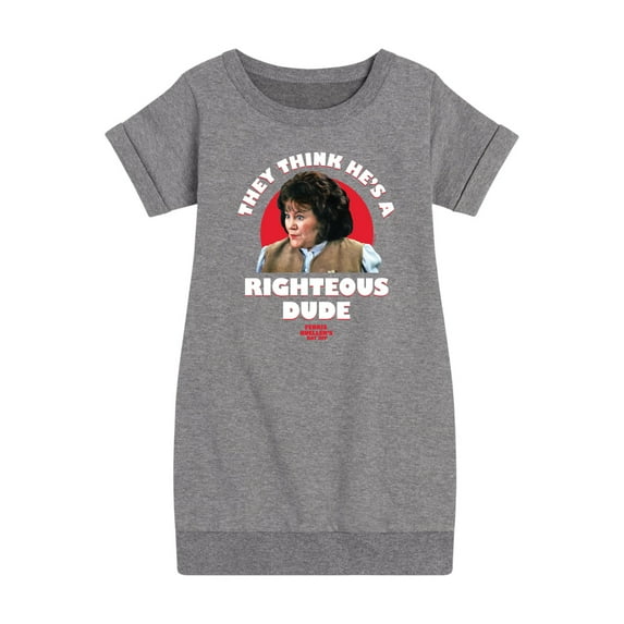 Ferris Bueller's Day Off - Righteous Dude - Toddler And Youth Girls Fleece Dress