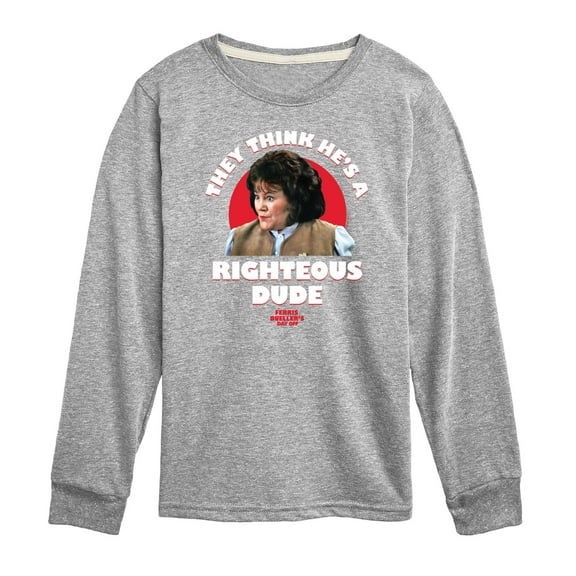Ferris Bueller's Day Off - Righteous Dude - Toddler And Youth Long Sleeve Graphic T-Shirt