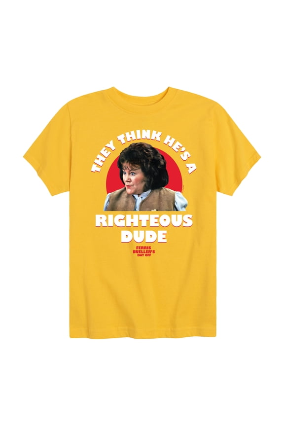 - Righteous Dude - Toddler And Youth Short Sleeve Graphic T-Shirt