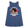 thumbnail image 1 of Ferris Bueller's Day Off - Righteous Dude - Toddler and Youth Girls A-line Dress, 1 of 5