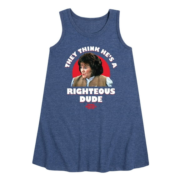 Ferris Bueller's Day Off - Righteous Dude - Toddler and Youth Girls A-line Dress
