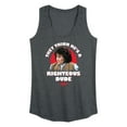 thumbnail image 1 of Ferris Bueller's Day Off - Righteous Dude - Women's Racerback Tank Top, 1 of 5