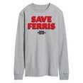 thumbnail image 1 of Ferris Bueller's Day Off - Save Ferris - Men's Long Sleeve T-Shirt, 1 of 5