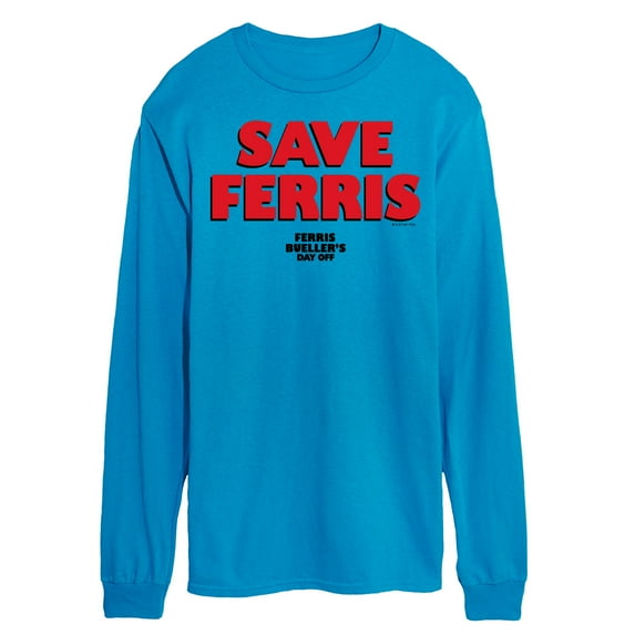 Ferris Bueller's Day Off - Save Ferris - Men's Long Sleeve T-Shirt