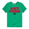thumbnail image 1 of Ferris Bueller's Day Off - Save Ferris - Toddler And Youth Short Sleeve Graphic T-Shirt, 1 of 5