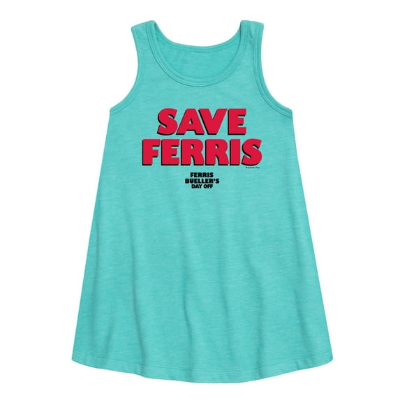 Ferris Bueller's Day Off - Save Ferris - Toddler and Youth Girls A-line Dress