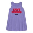 thumbnail image 1 of Ferris Bueller's Day Off - Save Ferris - Toddler and Youth Girls A-line Dress, 1 of 4