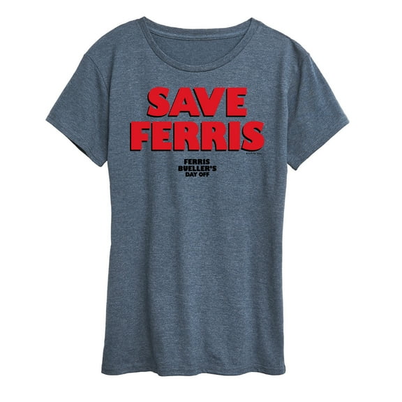 Ferris Bueller's Day Off - Save Ferris - Women's Short Sleeve Graphic T-Shirt