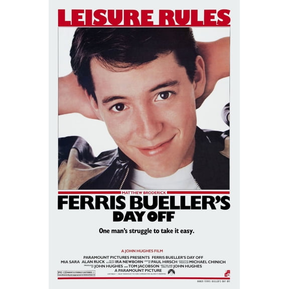 Ferris Buellers Day Off Movie Poster 24In x 36In Art Poster 24x36 Square Adults Best Posters