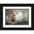 thumbnail image 1 of Ferris, Jean Leon Gerome 32x23 Black Ornate Wood Framed with Double Matting Museum Art Print Titled - Knight of The Double Cross, 1 of 4