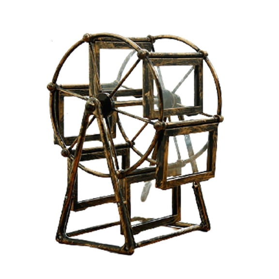 Ferris Shape Photo Frame for Creative Combination for Home Bedroom Dormitory Photo Studio Decoration Retro 360 Degrees Rotation Display Stand