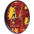 thumbnail image 1 of Ferris State University 13" Solid Wood Clock, 1 of 2