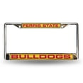 thumbnail image 1 of Ferris State University Bulldogs Chrome Metal Laser Cut License Plate Frame, 1 of 8