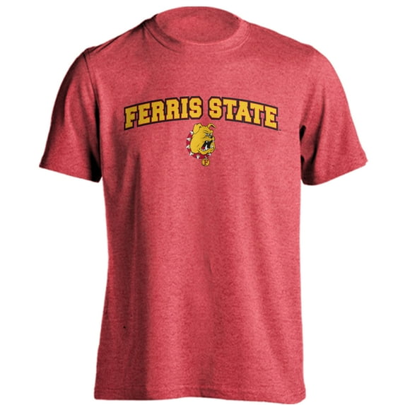 Ferris State University Bulldogs Classic Arch with Mascot Short Sleeve T-Shirt