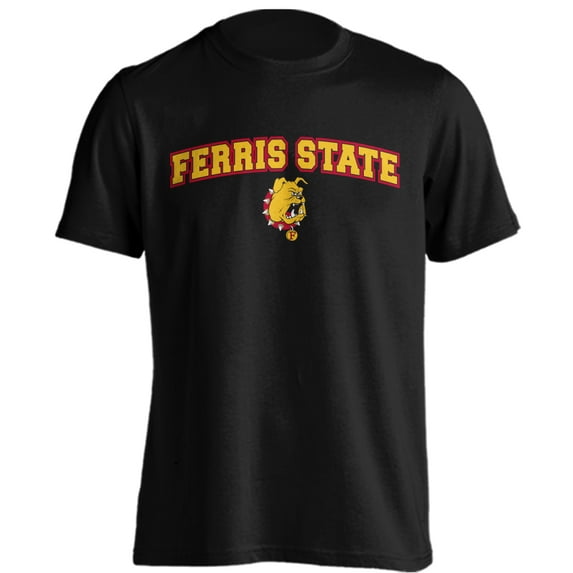 Ferris State University Bulldogs Classic Arch with Mascot Short Sleeve T-Shirt