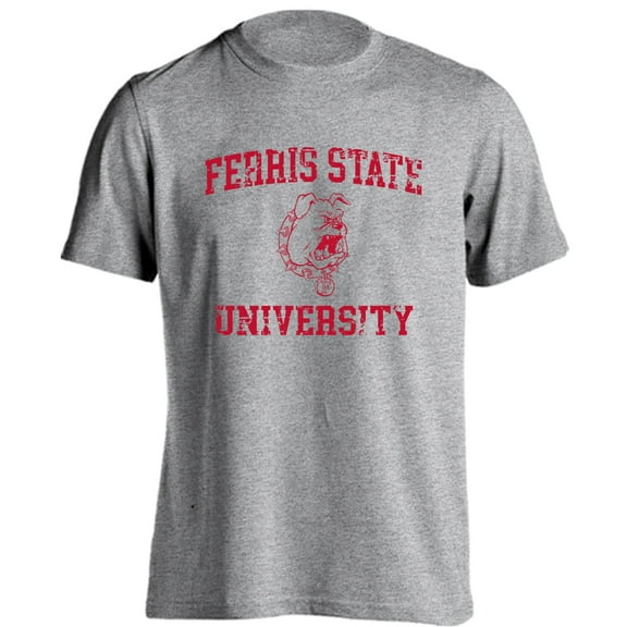 Ferris State University Bulldogs FSU Distressed Retro Short Sleeve T-Shirt