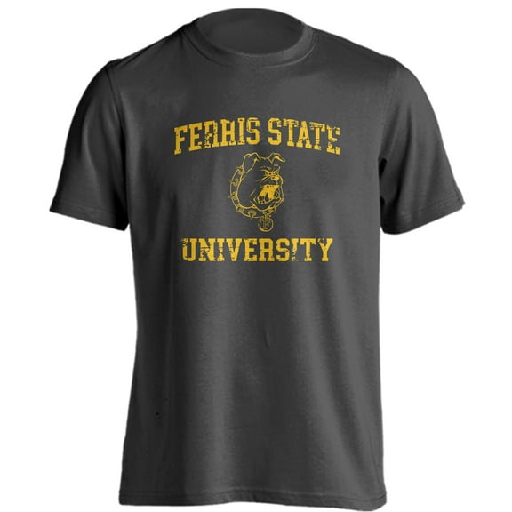 Ferris State University Bulldogs FSU Distressed Retro Short Sleeve T-Shirt