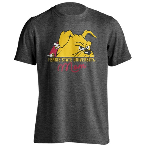 Ferris State University Bulldogs Mom Proud Parent Short Sleeve T-Shirt