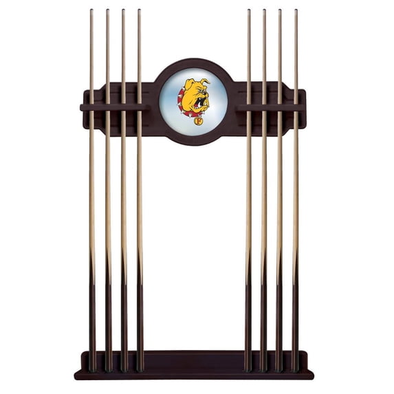 Ferris State University Solid Wood Cue Rack with a English Tudor Finish