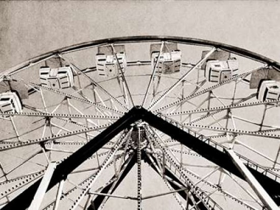 Ferris Wheel Canvas Art - Gail Peck (22 x 28)