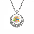 thumbnail image 1 of Ferris Wheel Castle Amusement Park Necklaces Pendant Retro Moon Stars Jewelry, 1 of 4