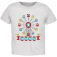 thumbnail image 1 of Ferris Wheel Ferret Pun Toddler T Shirt White 2T, 1 of 1