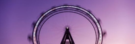 Ferris Wheel Prater Vienna Austria Canvas Art - Panoramic Images (36 x 12)