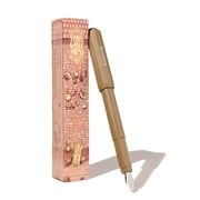 Ferris Wheel Press, Carousel Fountain Pen, Acrylic blend body, Air-sealed click locking cap, Oinking Embers, Brown, Fine Nib