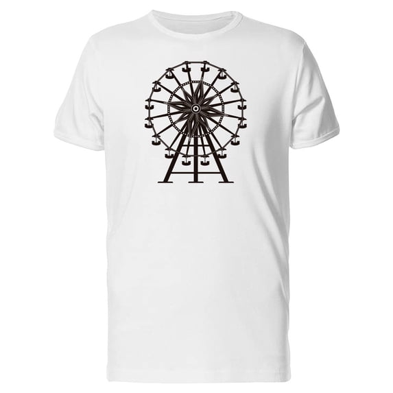 Ferris Wheel Sketch Tee Men's -Image by Shutterstock