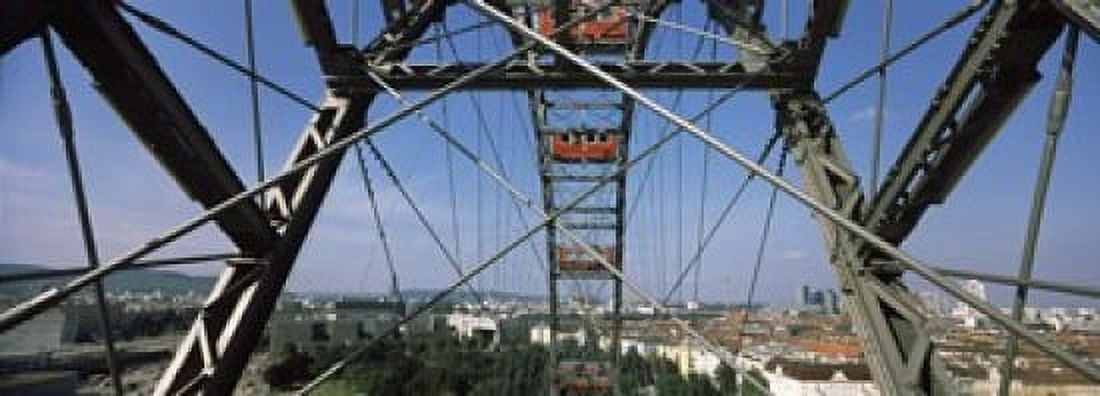 Ferris wheel in an amusement park Prater Park Vienna Austria Canvas Art - Panoramic Images (18 x 7)
