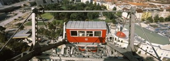 Ferris wheel in an amusement park Prater Park Vienna Austria Canvas Art - Panoramic Images (36 x 13)