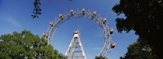 Ferris wheel in an amusement park Prater Park Vienna Austria Canvas Art - Panoramic Images (36 x 13)