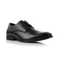 thumbnail image 1 of Ferro Aldo Alvin MFA19696 Men's Plain Square-Toe Derby Dress Shoes, in Black, Men's Size 6.5, 1 of 7