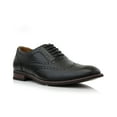 thumbnail image 1 of Ferro Aldo Arthur MFA139001C Mens Wingtip Oxford Spectator Dress Shoes, in Ebony Black, Men's Size 11, 1 of 8