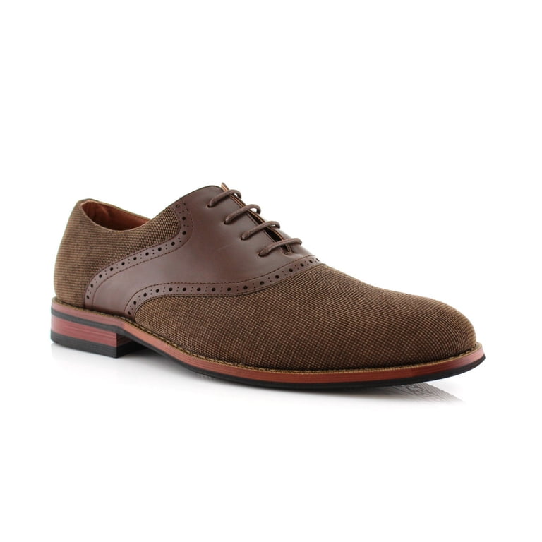 aldo brown dress shoes Ferro Aldo Men's Classic Cap-Toe Oxfords
