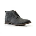 thumbnail image 1 of Ferro Aldo Blaine MFA806035 Mens Casual Brogue Mid-Top Lace-Up and Zipper Boots, in Charcoal, Men's Size 10, 1 of 6