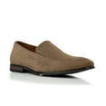 thumbnail image 1 of Ferro Aldo Dale MFA19703 Minimalist Slip-on Suede Penny Loafers, in Cognac Suede, Size 9, 1 of 8