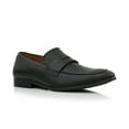 thumbnail image 1 of Ferro Aldo Dylan MFA19671 Classic Moc-Toe Penny Loafers for Men, in Suit Black, Men's Size 10, 1 of 8