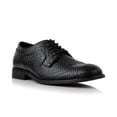 thumbnail image 1 of Ferro Aldo Jaxon MFA19691 Men's Plain-Toe Derby Casual Dress Shoes, in Embossed Black, Men's Size 12, 1 of 8