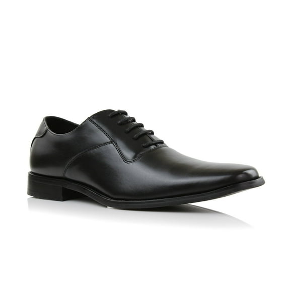 Ferro Aldo Jeremiah MFA19277APL Mens Square-toe Classic Oxford Dress Shoes, in Black, Men's Size 10.5
