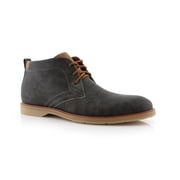 Ferro Aldo Marvin MFA506032 Mens Lightweight Casual Chucka Desert Boots with Gum Sole, in Grey, Mens Size 7.5