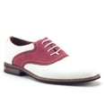 thumbnail image 1 of Ferro Aldo Men's 19268A Two Tone Saddle Oxfords, White Red, 8, 1 of 4