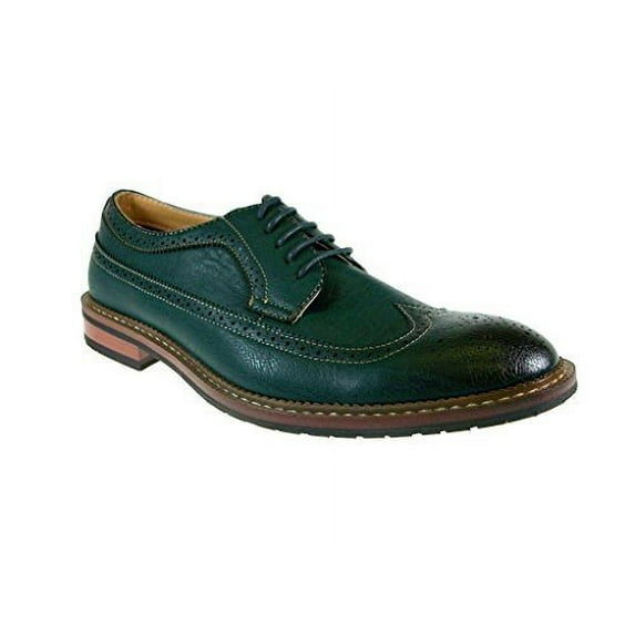 Ferro Aldo Men's 19312 Wing Tip Distreseed Casual Oxfords