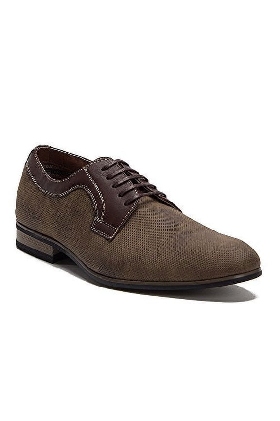 Ferro Aldo Men's 19380DL Perforated Leather Lined Derby Oxfords Shoes